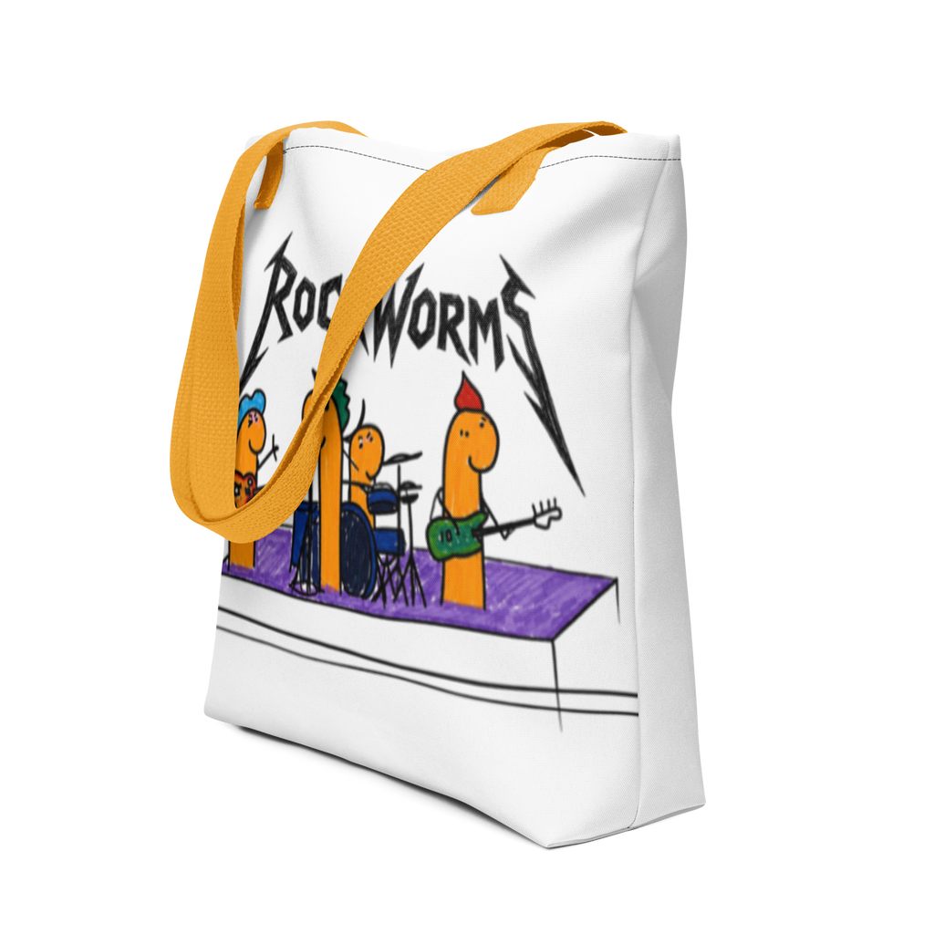 NioDsign Rockworm tote bag – streetwear tilbehør